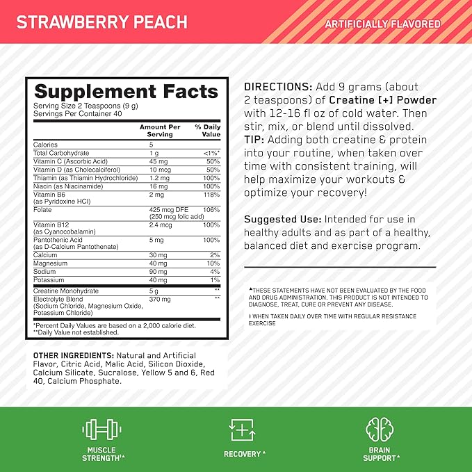 Optimum Nutrition Creatine Plus Powder